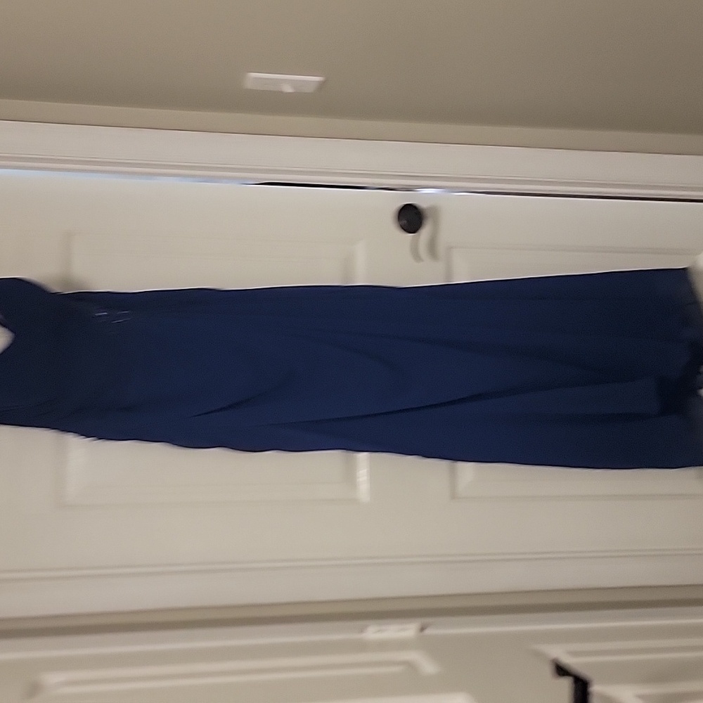 Cameron Blake Royal Blue size 14 chiffon gown